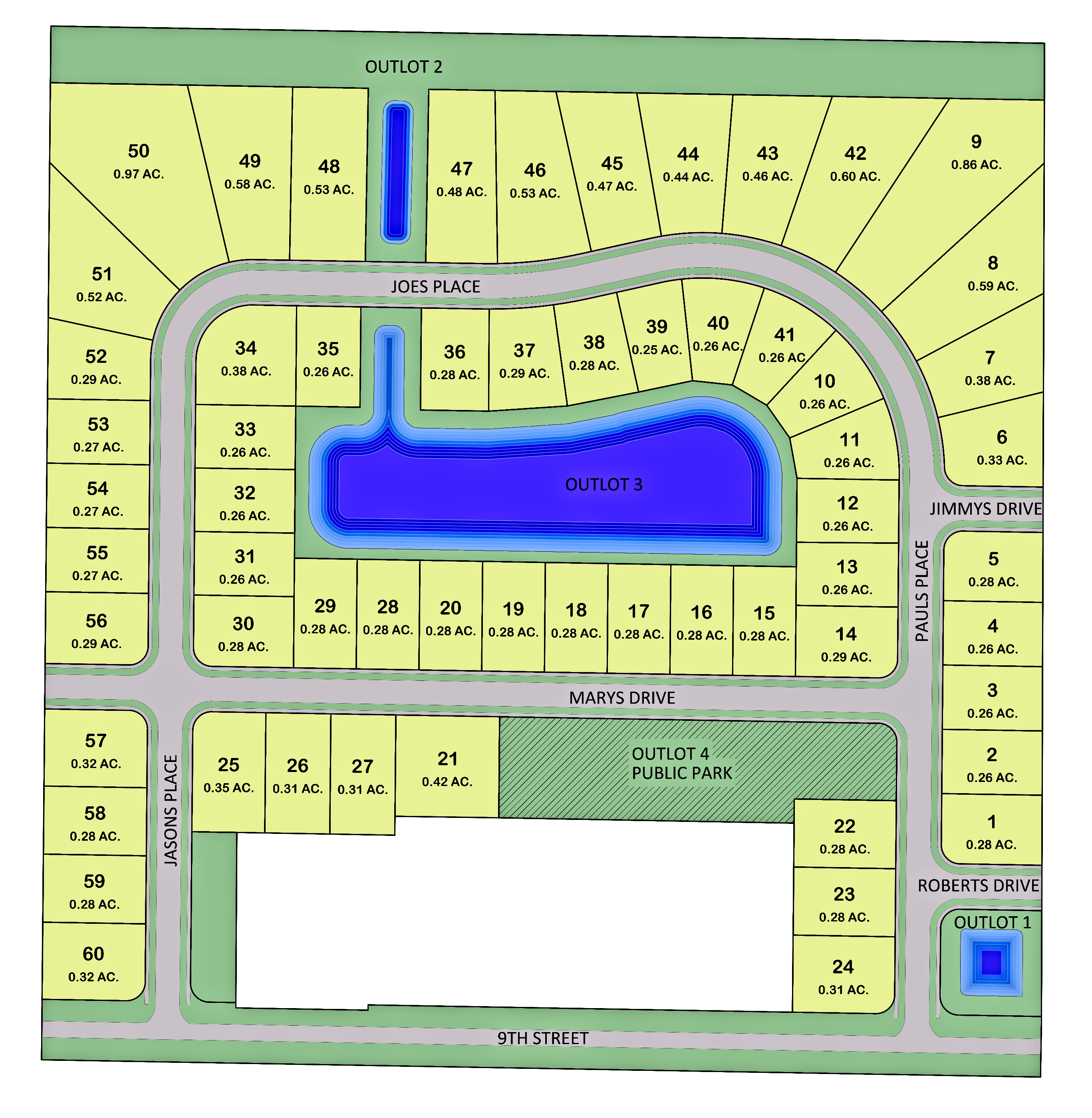 Subdivision Layout – Welcome to Pickart Estates